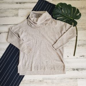 Vince.| Cowl Neck Wool Cashmere Lightweight Sweater Gray Size Small